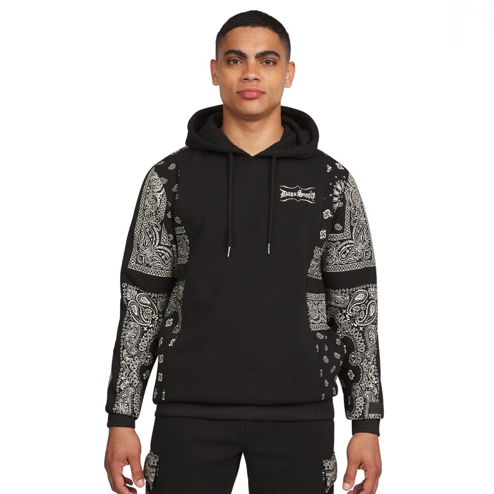 Dogg Supply by Snoop Dogg Men's Pullover Hoodie SMALL - NWT - BLACK